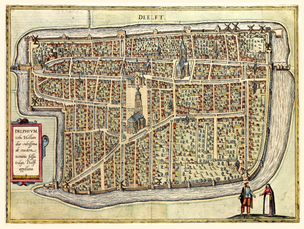 Delft 1580 Braun en Hogenberg